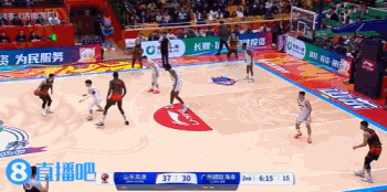 一波流了！高詩巖連續(xù)助攻庫馬杰暴扣&山東轟出12-0